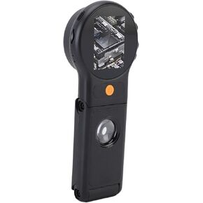 fosa Handheld Digital Microscope, USB Digital Microscope Portable Digital Microscope, 2MP 500x Magnification Auto Focus 2 Inch Screen 8 LED Lights