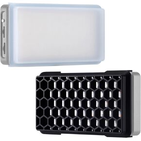 Falcon Eyes F7 Honeycomb Grid Softbox and Silicone Rubber Diffuser for Falconeyes F7 12W RGB LED Video Light