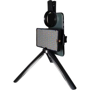 LED Camera Light 2500K - 9000K Adjustable LED Video Light, 120° Wide Beam & CRI > 95 for Photography/Live Streaming/Makeup, 120 LEDs Rechargeable Studio Lights