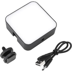 LED Video Light Dimmable Portable Photography Lighting Vlogging Recording Stabilizer USB Cable