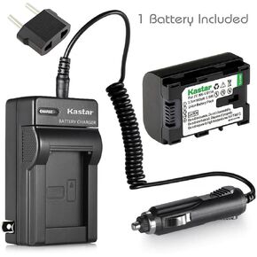 Kastar BN-VG114 Battery (1-Pack) and AC Charger for JVC BN-VG107 BN-VG107U BN-VG108U BN-VG108E BN-VG114 BN-VG114U BN-VG114US Rechargeable Lithium-ion Battery