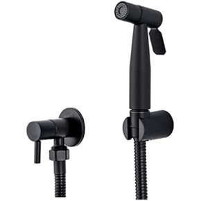 Kitchen Taps BlackToilet Sprayer Hygienic Shower Tap s Bathroom Hand Shower Wall Mount Faucet Bathroom Accessories