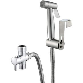 FaucetsSprayer Set Kit, Bathroom Wall Mounted Brushed HandFaucet, 304 Stainless Steel