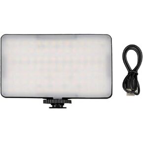 Rechargeable LED Video Light 1800mAh for DSLR Cameras with 98 LEDs Adjustable Color Temperature and Brightness