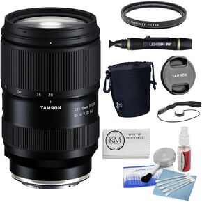 Tamron 28-75mm f/2.8 Di III VXD G2 Lens for Sony FE Bundled with 67mm UV Filter + Lens Pouch + 5-Piece Camera Cleaning + Lens Pen + Lens Cap Keeper + Microfiber Cleaning Cloth (7 Items)