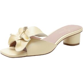 Linea Paolo - IDALIA - Womens Flower Embellished Nappa Leather Slides