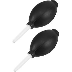 CLISPEED 2pcs Rubber Air Blower Bulbs for Cleaning Dust from Cameras and Keyboards Safe and Portable Hand Air Blower for Electronics and Computer Maintenance