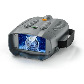 Night Vision Goggles - 4K Night Vision Binoculars with 875 Yards Range,48MP,3 Inch Display,10X Digital Zoom,7-Level IR,32GB Card,5000mAh Battery,Gift&Cool Gadgets for Hunting,Camping & Hiking for Men