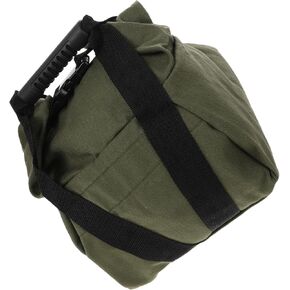 Homoyoyo Heavy Duty Canvas Sandbag for Weightlifting Fitness Training Workout Weights with Self Fill Design Portable for Versatile Exercise