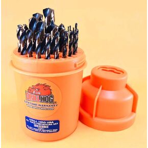 Drill Hog 29 Pc Super HI-Molybdenum M7+ Drill Bit Set