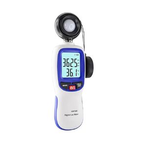 Light Meter 0~200,000lux Range Light Meter Pocket Design Light Meter Lux/Fc Light Meter Tester Environmental Test Gray
