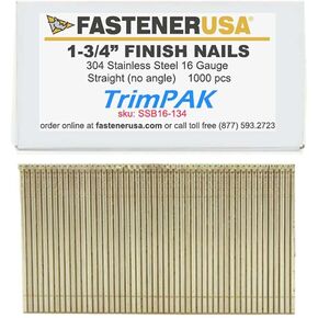 1-3/4" Finish Nails 16GA 304SS 1,000ct | SSB16-134