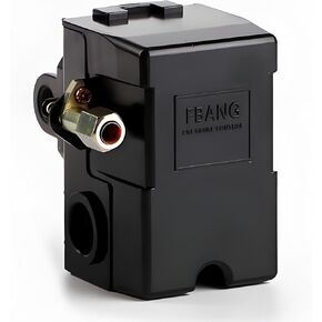 Air Compressor Pressure Switch,Heavy Duty Air Compressor Pressure Switch Control,LF10-4H Air Compressor Pressure Switch Replacement 135-175 PSI 20A Rating Universal Pump Pressure Switch Control Valve