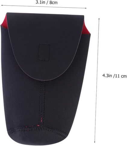 NUOBESTY 2pcs Black Lens Sleeve Thickened Diving Material Lens Bag Drop Resistant and Crash Design Compact for Easy Carrying for Photography Lovers in Saudi Arabia