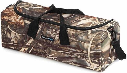 Rolanpro Camo Camera Lens Portable Bag for NIKON NIKKOR Z 180-600mm f/5.6-6.3 VR, Telephoto Hand-held Storage Bag #27 Jungle in Saudi Arabia