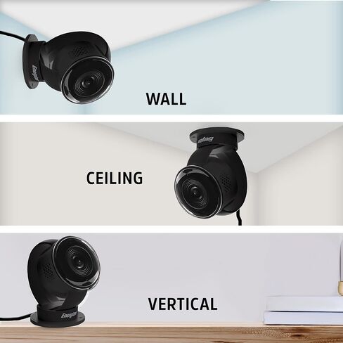 Smart Wi-Fi Indoor Camera 2-Pack with Smart Wall Tap Outlets, 1080P, Cloud/Micro-SD Card Recording, 2-Way Audio, Night Vision, Remote Access, Motion Alerts, Activity Zones, 2.4GHz Wi-Fi in Saudi Arabia