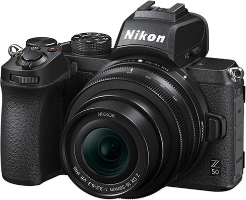 Nikon Z50 Digital Digital Camera W/Nikkor Z 16-50 مم و 50-250 مم + ذاكرة متطرفة 128 جيجابايت ، مصباح LED ، مرشحات ، حالة حبال ، جراب قبضة ، وأكثر من ذلك (حزمة صور محترفة) (متجددة) in Kuwait