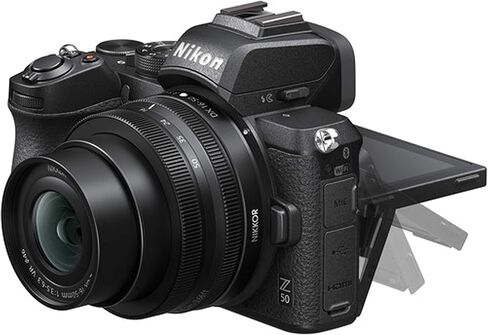 Nikon Z50 Digital Digital Camera W/Nikkor Z 16-50 مم و 50-250 مم + ذاكرة متطرفة 128 جيجابايت ، مصباح LED ، مرشحات ، حالة حبال ، جراب قبضة ، وأكثر من ذلك (حزمة صور محترفة) (متجددة) in Kuwait
