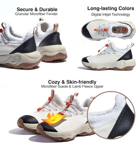 UIN Women's Walking Travel Shoes Slip On Outdoor Non-Slip Lightweight Comfort Hiking Sneaker Cazorla in Saudi Arabia