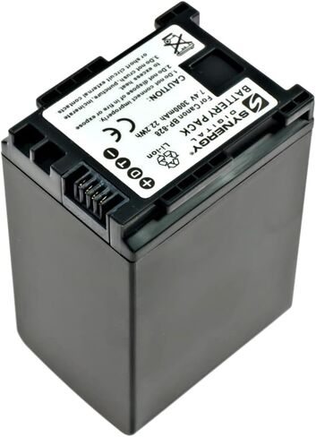 Synergy Digital Camcorder Battery, Compatible with Canon BP-828 Camcorder Battery (Li-Ion, 7.4V, 3000 mAh) in Saudi Arabia