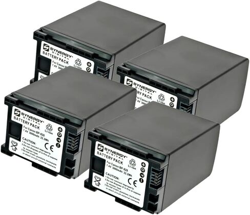 Synergy Digital Camcorder Battery, Compatible with Canon BP-828 Camcorder Battery (Li-Ion, 7.4V, 3000 mAh) in Saudi Arabia