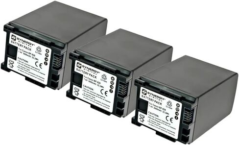 Synergy Digital Camcorder Battery, Compatible with Canon BP-828 Camcorder Battery (Li-Ion, 7.4V, 3000 mAh) in Saudi Arabia