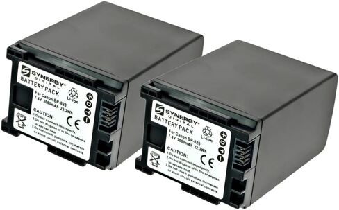Synergy Digital Camcorder Battery, Compatible with Canon BP-828 Camcorder Battery (Li-Ion, 7.4V, 3000 mAh) in Saudi Arabia