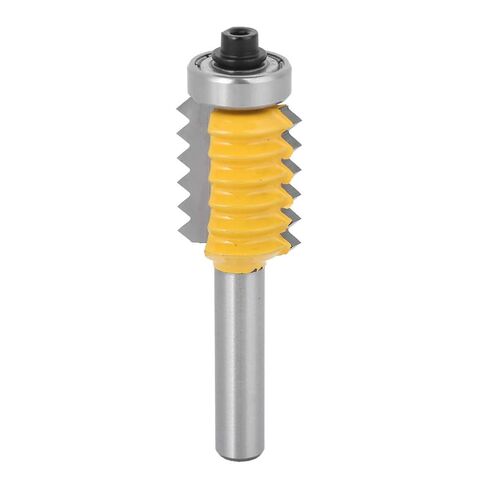 Joyzan Shank Finger Joint Router Bit, 8mm Bearing Flush Trim Woodworking Milling Cutter Tool Reversible Glue Drawer Lock Carbide Joinery Professional Wood DIY Door Table Cabinet Shelve Furniture in Saudi Arabia