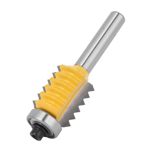 Joyzan Shank Finger Joint Router Bit, 8mm Bearing Flush Trim Woodworking Milling Cutter Tool Reversible Glue Drawer Lock Carbide Joinery Professional Wood DIY Door Table Cabinet Shelve Furniture in Saudi Arabia