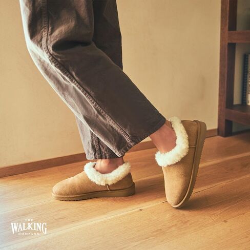 Mosey Slip On Slippers For Women | Water Resistant Suede House Slippers | Fuzzy Slippers With Arch Support For Women | in Saudi Arabia