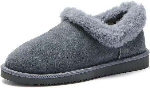 Mosey Slip On Slippers For Women | Water Resistant Suede House Slippers | Fuzzy Slippers With Arch Support For Women | in Saudi Arabia