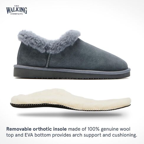 Mosey Slip On Slippers For Women | Water Resistant Suede House Slippers | Fuzzy Slippers With Arch Support For Women | in Saudi Arabia