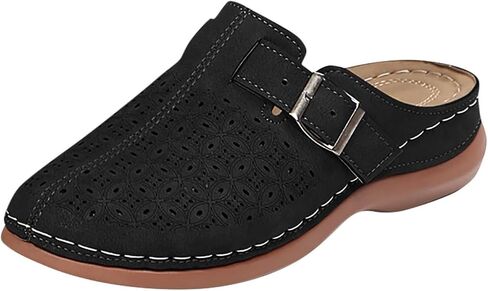 Clogs for Women Mules Summer Comfortable Orthopedic Arch Support Sandals Breathable Closed Toe Slippers Lightweight Outdoor Beach Shoes in Saudi Arabia