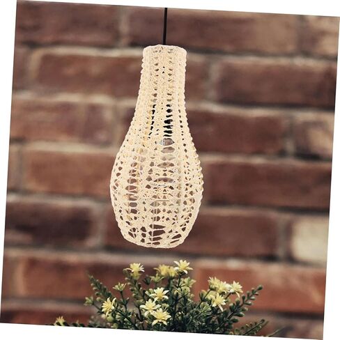 Cabilock Rustic Vintage Style Lampshade Cotton Rope Rop in Kuwait