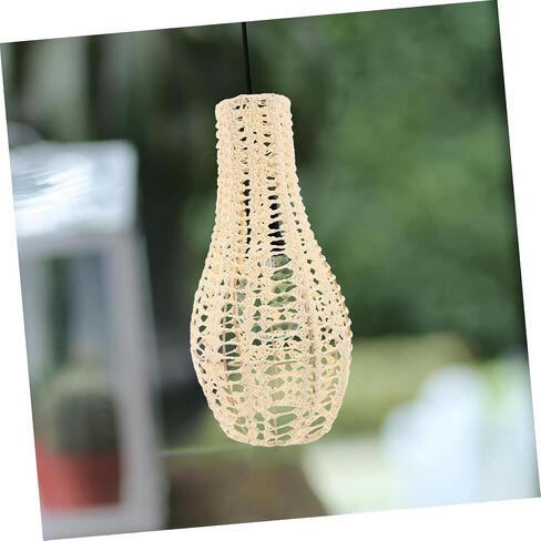 Cabilock Rustic Vintage Style Lampshade Cotton Rope Rop in Kuwait