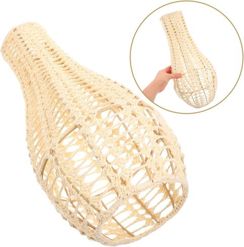 Cabilock Rustic Vintage Style Lampshade Cotton Rope Rop in Kuwait