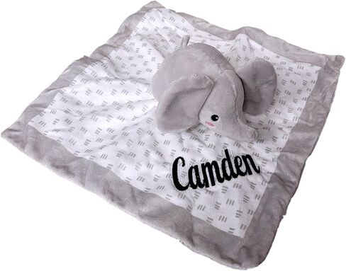 Sona g تصمم الطفل Lovey مخصص مع بطانية أمان أفخم - Narwhale - Elephant - Owl for Infants الأطفال حديثي الولادة (البومة الوردية ذات الاسم المطرز) in Kuwait