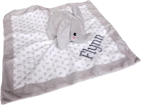 Sona g تصمم الطفل Lovey مخصص مع بطانية أمان أفخم - Narwhale - Elephant - Owl for Infants الأطفال حديثي الولادة (البومة الوردية ذات الاسم المطرز) in Kuwait