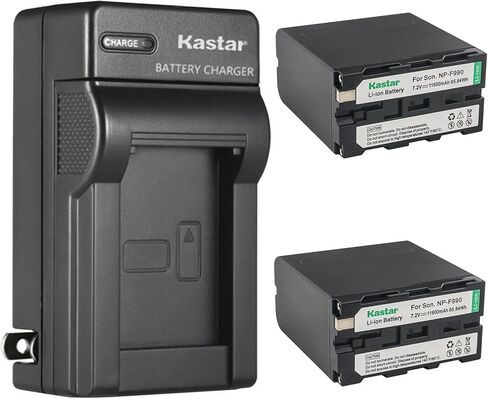Kastar AC Wall Battery Charger Replacement for Son HVR-Z5 HVR-Z7 HVR-AU1 HXR-MC1500 HXR-MC2000 HXR-MC2500 HXR-NX100 HXR-NX3 HXR-NX5 HXR-NX5R MPK-DVF4 MVC-CD1000 MVC-CD400 in Saudi Arabia