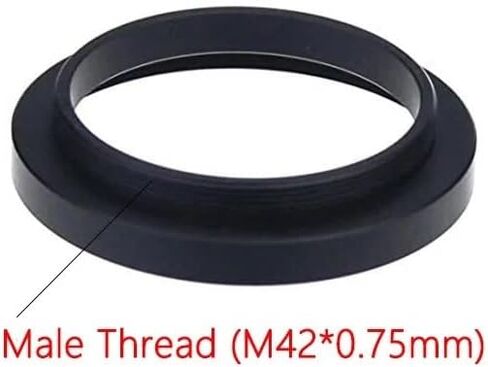 M48 to M42 Telescope Adapter, Aluminum Alloy, T-Shaped Internal Thread (0.75mm*M48mm) to T2 External Thread (M42*0.75mm)(M48F-M42M 16.5mm) in Saudi Arabia