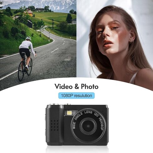 Mini Camera Mini Digital Video Camera 1080p Camcorder Breadibed in Batchy مع فلاش شاشة LCD لفيديو الصور ، وردي in Kuwait