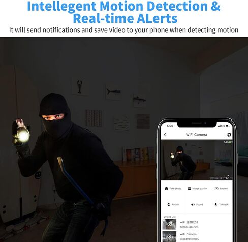 Mini Spy Camera wifi-1080P Wireless Hidden Camera-Nanny Cam Live Feed-Portable Small Surveillance Security Camera for Car Home Indoor-with Cell Phone App in Kuwait