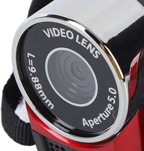 Digital Camera, 2.7in 1080P TFT Rotatable Screen Camcorder with USB Cable, 16x Digital Zoom Video Camera, for Travel, Marriage, Campus Records, etc. (Red) in Saudi Arabia