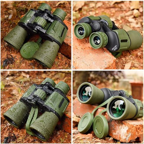أحاديات التلسكوب عالية الطاقة 60x60/80x80/20x50 ثنائية الأنبوب/تكبير المنظار اليوم/Travel Outdoor Telescope +حقيبة ، تلسكوبات تلسكوب فلكي لعلم الفلك البالغ مناظير البالغين in Kuwait
