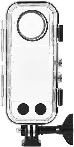 Waterproof Case, 60M Underwater Dive Case Housing Shell Deep Diving Snorkeling Protector Compatible with Ins ta 360 X3 (Glass) in Kuwait