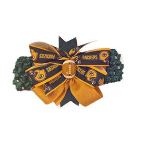 Packers Girl Boutique Bow Crocheted Headband