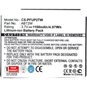 DAB Digital Replacement Battery for Cisco U32120, U32120W, U32120B, FlipVideo, U3120, Flip Video, Flip Video UltraHD 8GB, Flip Ultra HD PN ABT2W 1100mAh