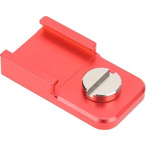 Camera Cold Shoe Mount , Camera Cold Shoe Mount Adapter with 1/4in Screw Aluminum Alloy Adapter for Microphones Fill Lights