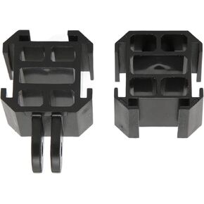 Triple Cold Shoe Adapter Lightweight Plastic Professional Bracket, Good Compatibility with LED Fill Light and Microphone, Suitable for Action Cameras, Durable Material