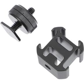 1Set Hot Shoe Mount Adapter for Cameras Tripod Screw Adapter for DSLR LED Lights Microphones Compact and Durable Photography Accessory for Vlogging and Live Streaming